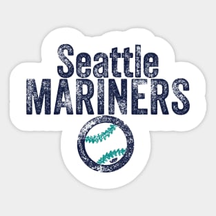 Mariners Vintage Weathered Sticker